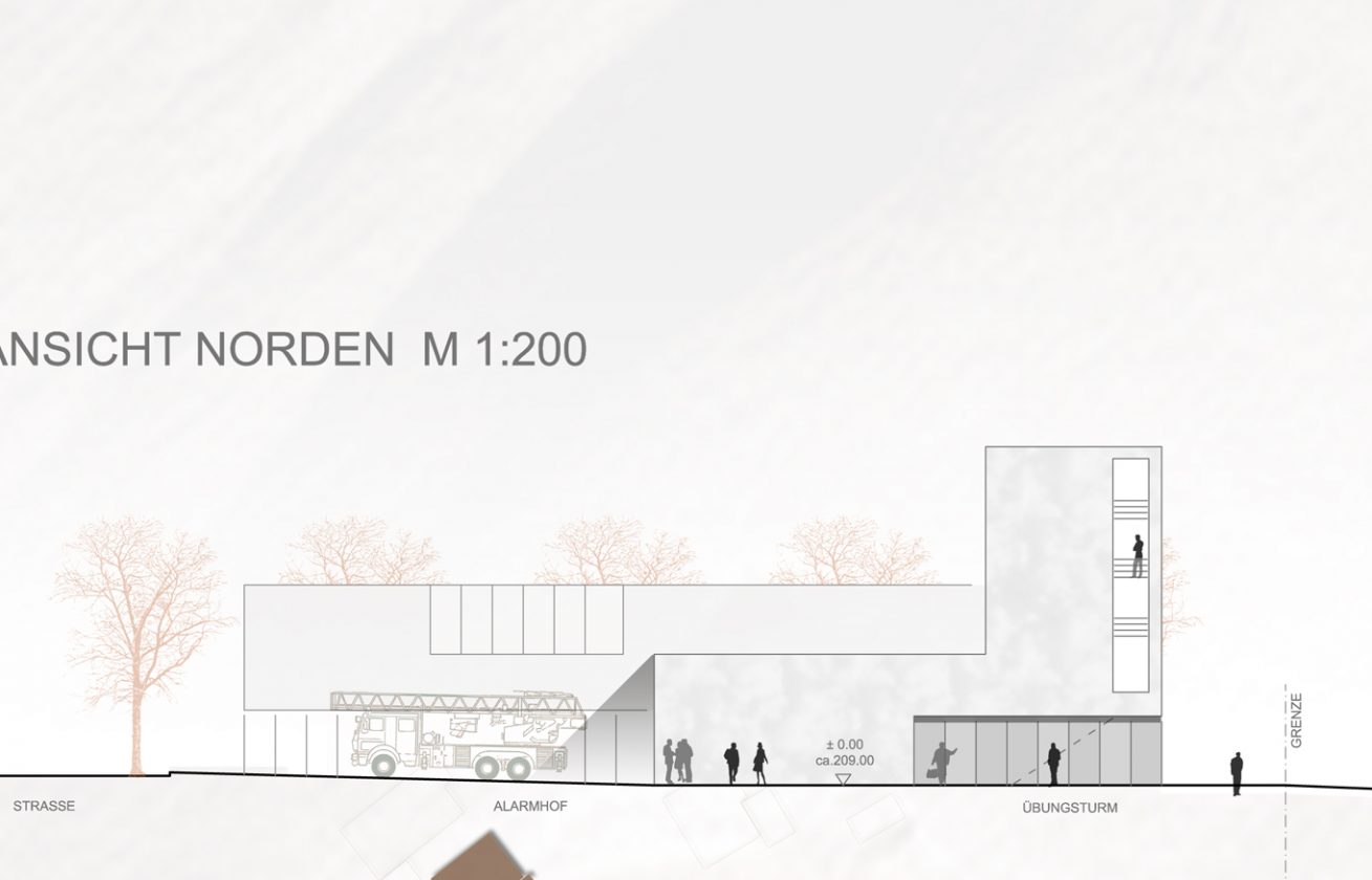 Feuerwehr Talheim Ansicht Norden