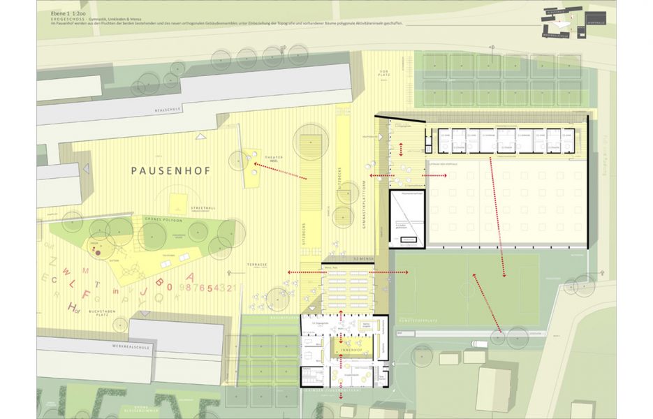 Sporthalle Lauffen_Grundriss